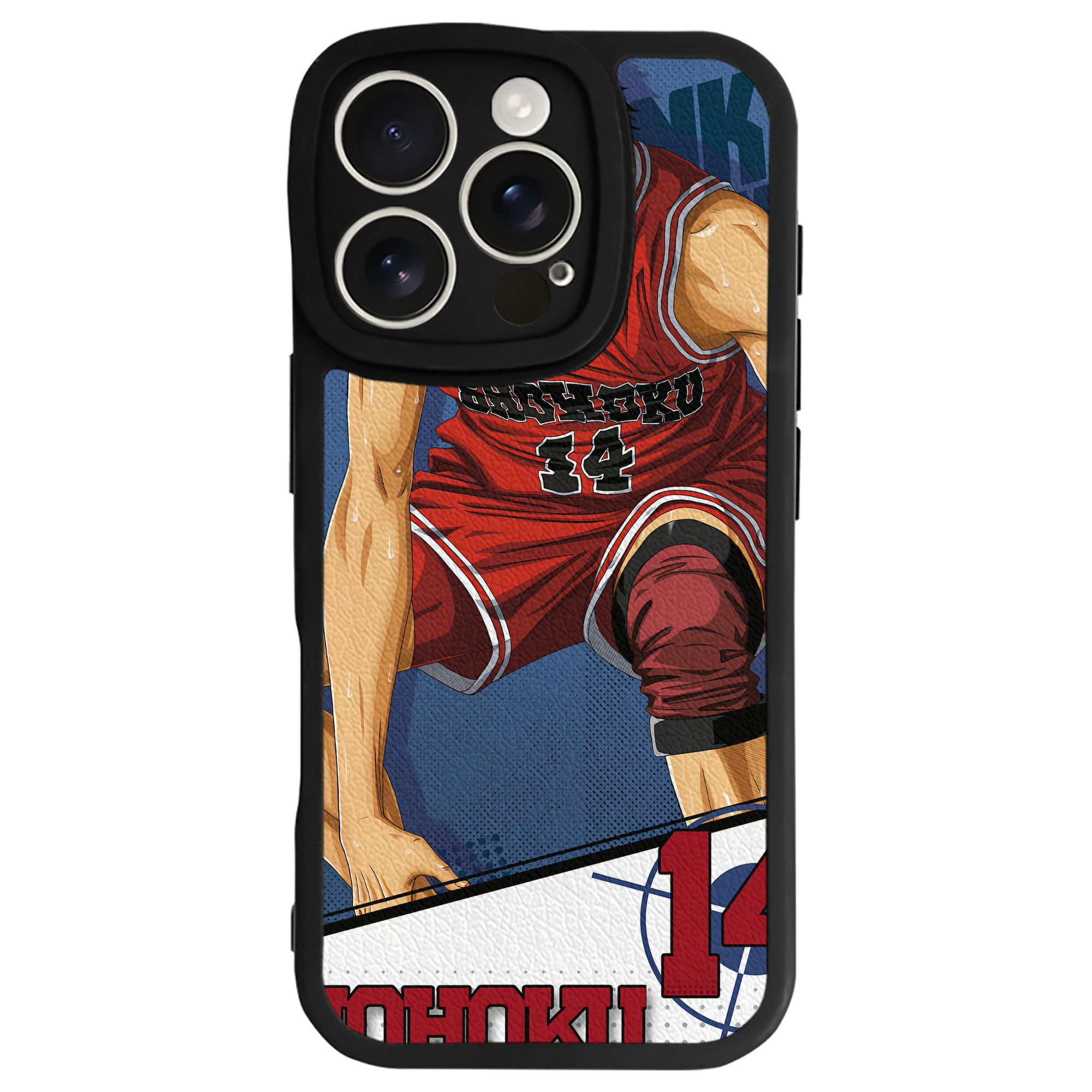 （画像用） SLAM DUNK／スラムダンク 【iPhone 16シリーズ対応】シリコンスマホケース（レザー調） 材質：シリコン